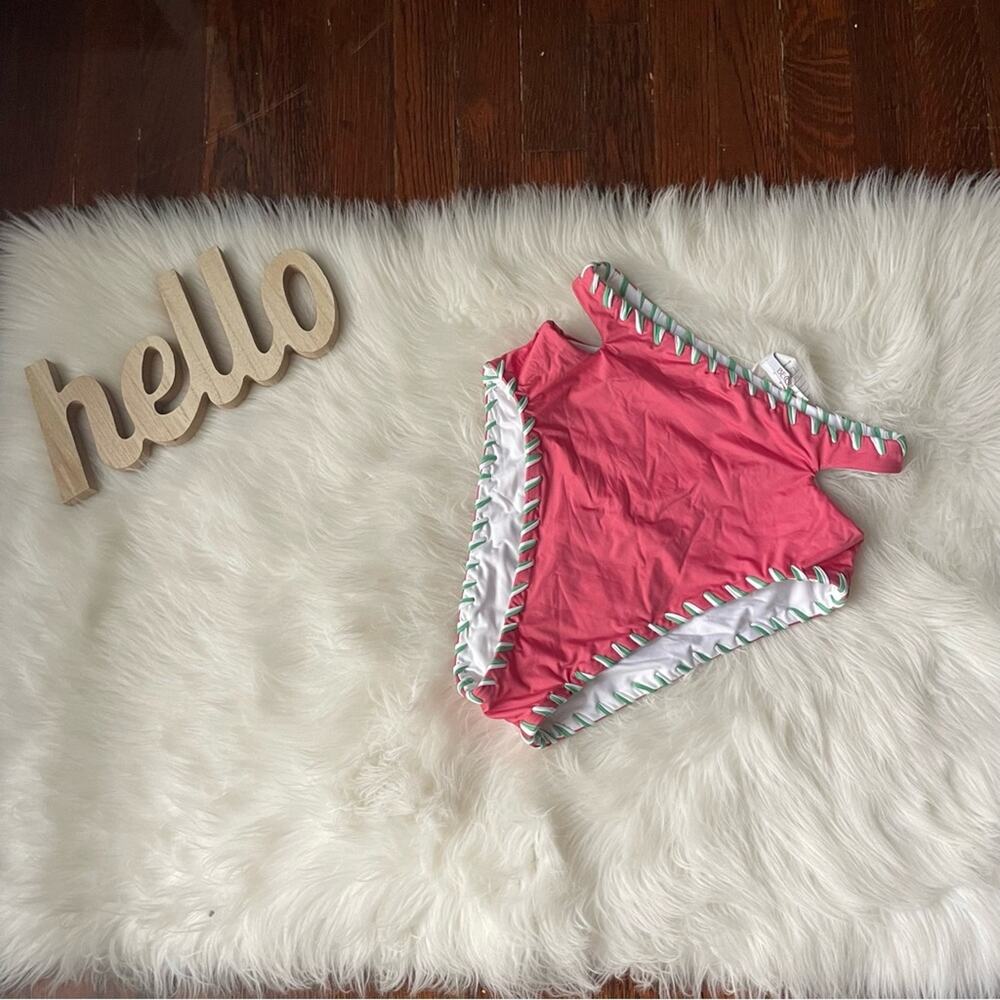 BECCA by Rebecca Virtue Pink High Rise Bikini Bottoms NWOT